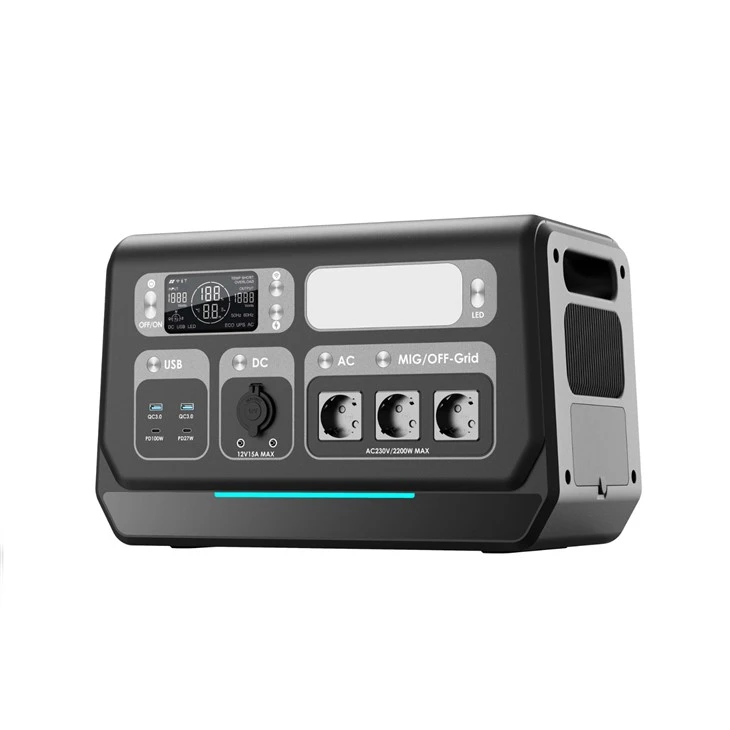 2200W On Grid Portable Emergency Power Supply