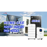 Zmogljiv 3kw hibridni solarni sistem